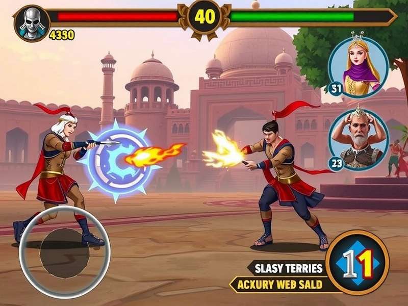 Dashing Delhi Gladiator Gameplay Screenshot